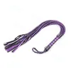 Bondage New Fantasy Leather Weave Whip Riding Crop Party Flogger Queen Sexy Game Toys 562A
