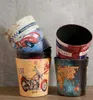 European retro creative trash can ornaments bedroom shop cafe home crafts decorations display practical