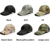 Camuflagem Tactical Boné Snapback remendo tático Unisex ACU CP Desert Camo Chapéus For Men 6 Patterns