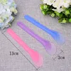 10Pcsset Plastic Face Mask Mixing Spatulas Spoon Stick Brush Cosmetic DIY Facial Mask Stick Homemade Makeup Cosmetics Tools4017047