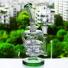 8,5 pollici klein Recycler Dab Rigs Narghilè Bong d'acqua Pipa di vetro per fumatori Accessorio per fumatori Pipa ad acqua con ciotola da 14 mm