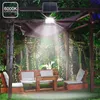 100W Solar Powered Street Flood Lights, 210 LEDs 6000 Lumens Outdoor Waterproof IP65 with Remote Control Security Light for Yard