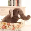 25 см милая большая мягкая плюшевая игрушка слон имитация слона кукла пледы подушка день рождения Рождественский подарок5566674