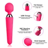 Donna stimolatore del clitoride bacchetta vibratore massaggiatore potente bacchetta magica giocattoli del sesso adulti punto G vibratore dildo per le donne1472580