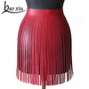 Heißer Lange quaste Boho Fringe breiten gürtel damen Luxus leder schwarz gürtel frauen Gothic Korsett Taille Damen Gürtel Zubehör