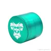 high quality Chimpanzee Zinc Alloy Smoke Grinder 4 Parts Metal Herb Tobacco Grinders Wholesaler 40 50 55 63 75mm Smoking grinders