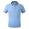 Poloshirt solide t-shirt hommes de luxe homme t-shirt à manches courtes hommes basique haut coton Polos pour garçons marque Designer Pol