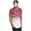 Mode Sik Soie T-shirts Hommes Hip Hop Chemise Homme Streetwear Camiseta Masculin Gymnases T -Shirt Fitness Camisetas Hombre T Shirt Hommes M-3XL