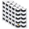 25 paren 3d nertsen wimpers groothandel natuurlijke valse wimpers 3D nertsen eyelashes zachte make-up extensie valse wimpers