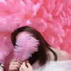 ostrich feather decorations backdrops party wedding Birthday po props wall whole Anniversary supplies 15-20cm 100pcs each b239F