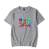 Nie brach wieder bunte lustige schwarze T-Shirt neue Mode T-Shirt Marke Hip Hop Print Männer T-Shirt