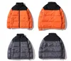 Mens New Women Giacche Inverno Parka Capispalla Patchwork Warm Zipper Stand Collar Cappotti Moda maschile Inverno Spessa