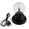 Magic Crystal Plasma Light Ball Electrostatyczne Kulki indukcyjne 3 cal 5W LED Lights USB Power Battery Party Decoration Dzieci Prezent