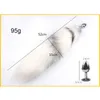 Fanala Drop Real Fox Tail Anal Plug Anus Toy Butt Plug Dierrolspel Cosplay Fox Tail voor seksspel Erotisch speelgoed Y1907168156996