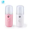 Mini Portable USB Alkohol Sprayer Machine Auto Mist Steamer Nano Desinfektionsmedel Sanitizer Spray Enhet för Hudvård Hemanvändning