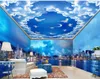 photo wall murals wallpaper Night scene sea sky wallpapers whole house background wall painting