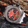 Strap de borracha Luxury Mens Designer Sport Watches Sapphire Multi Função