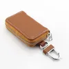 Tioodre Leather Car Key Walletsファッションキーホルダーハウスキーパージッパーケースバッグユニセックスソリッドウォレットオーガナイザー2930276