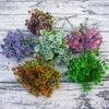 2020 Kunststoff Sukkulenten künstliche Herbstblätter Flores DIY Suculentas Artificiais Hochzeitsdekoration Pflanze gefälschte Blumen Kranz