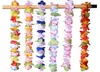 Hawaiian Flower Necklace wreaths Tropical Luau Hawaii garland Theme Party Favors Headbands Holiday Wedding Beach Birthday Decor 90cm 105cm