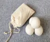 2019 New Wool Dryer Balls Premium återanvändbar naturlig tygmjukmedel 2.75 tum 7cm statiska reducerar hjälper till att torka kläder i tvätten snabbare sn2646