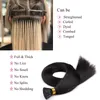 Pré-collé I Tip extensions de cheveux humains Fusion Stick Tip Hair-Cherecces invisible Kératine sans couture dans les extensions de cheveux 50 mères / pack 1g / s
