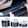 5D Auto Aufkleber Carbon Fiber Vinyl 3D Aufkleber und Abziehbilder Anti Scratch Film Autos Tür Stamm Stoßstange Schutz Zubehör