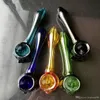 Smoking Pipes European and American pop color face mask glass pipe
