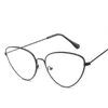 بالجملة، نظارات القط تصميم إطارات النظارات الإطار سبيكة اضحة عدسة نظارات زجاج العين، Y4