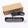 6 LED Flash Strobe Spia di emergenza per auto Auto Truck SUV Moto Side Strobe Spia lampeggiante 12V-24V