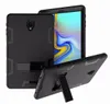 Een Type Heavy Duty Schokdichte Kickstand Hybride Robot Case Cover voor Samsung Tab A 10.1 P580 Tab A 10.5 T590 10pcs / lot