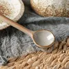 Japanese handmade retro coffee spoons long handle ceramic street source of household spoon