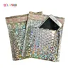 50 PCS/ Lot Holographic Aluminized Bubble Bag Thicken Bubble Envelope High-end Co-extruded Film Clothing Express Foam Envelopes
