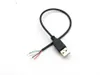 50 sztuk USB 2.0 Typ Męski do 4 PIN 4 Dane drutu i Ładuj przewód kablowy dla DIY