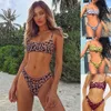 Bikini leopardati sexy 2019 Micro bikini set push up perizoma Biquini costumi da bagno taglio alto donna mini costume da bagno costume da bagno femminile SJ056