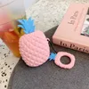 Für AirPods 1 2 Hülle niedliche Cartoon Ananas -Earphone -Hülle für Apple AirPods 2 Deckel Soft Protect Fundas mit Fingerring Strap3011927