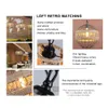 E27 Led light retro rope industrial wind chandelier for Internet cafe restaurant cafe bar ball personalized lamp