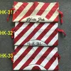 38 STYLES Christmas Sants Sacks Large Heavy Canvas Bag With Reindeers Drawstring Xmas Gift Bags For Kids