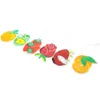 7PCS Differnet Scent Hanging Paper Auto Perfume for Home Boat Lasting Fragrance Strawberry Lemon Scent Car Air Freshener perfume2635