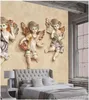 Niestandardowe zdjęcia tapety 3D mural tapety do salonu HD European 3D Stereo Angel Mural TV Tło Papier ścienny