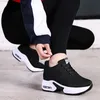 Hot Sale-New Fashion Sneakers Women Flying Knitting Casual Shoes Breathable Height Increasing Platform Sneakers