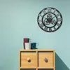 ديكور غرفة نمط جير الصناعية ساعة الحائط الزخرفية الرجعية المعادن ساعة الحائط الصناعية العمر جدار الفن ديكور Y200109
