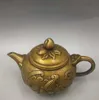 Pure copper ornaments crafts home office brass teapot factory outlet hip flask living room decoration teapot