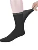 Mens Bamboo Mid-Calf Diabetic Socks With Seamless Toe 6 Pairs L SizeSocks Size10-13189z