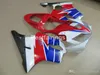 Injection mold ABS plastic fairing kit for Honda CBR600 F4i 01 02 03 red white blue fairings CBR600F4i 2001 2002 2003 HW16