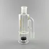 5.5" Pyrex Percolator Hookah Ash Catcher with 18.8mm Male Joint for Water Pipes