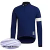 RAPHA Team Mens Winter thermal Fleece Cycling Jersey Long Sleeve Racing Shirts MTB Bicycle Tops Bike Uniform Outdoor Sportswear S21050741