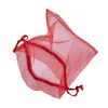 1000шт 7x9cm Drawable органза сумки Свадебные подарочные пакеты небольшой Ювелирная упаковка сумка тюль ткань Органза Sheer сумки