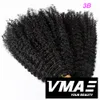 VMAE No Shedding Indian Remy Virgin Flat Tip Straight Wave Afro Kinky Curly Pre Bonded 0.5g/stand 100s Human Hair Extensions