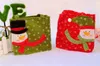 16cm 새해 크리스마스 선물 산타 클로스 눈사람 사탕 가방 Hangable 파우치 핸드백 메리 크리스마스 저장 패키지 컨테이너 주최자